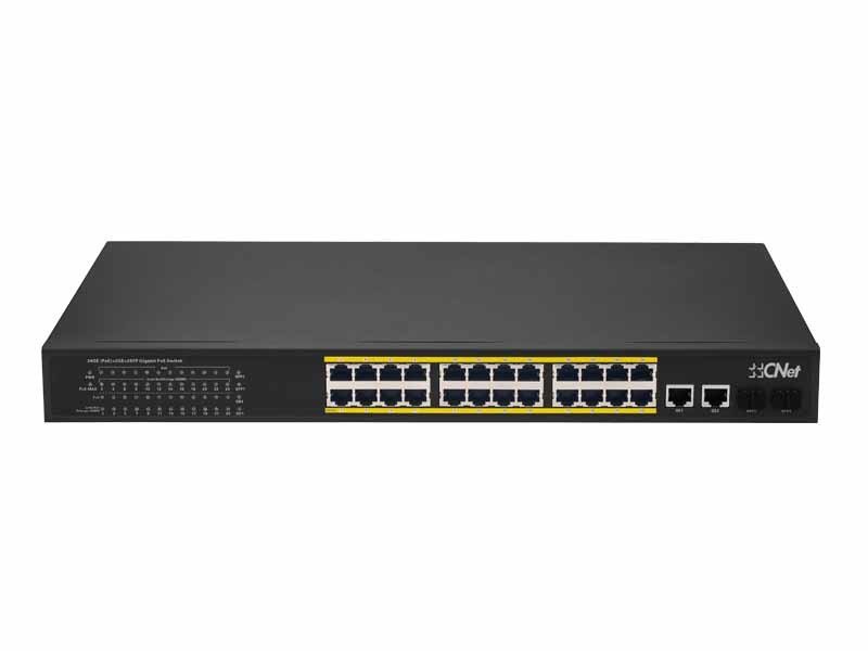 CNet CGS-2422SP 24 Port Gigabit 2xSFP 2xRJ45 PoE Switch