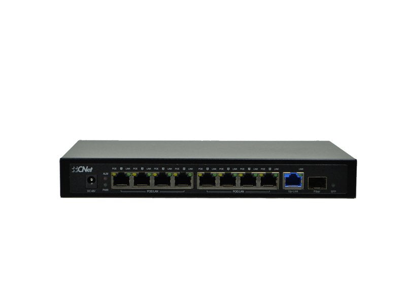 CNet CSH800FP 8 Port Gigabit PoE 1xSFP 1xRJ45 PoE Switch