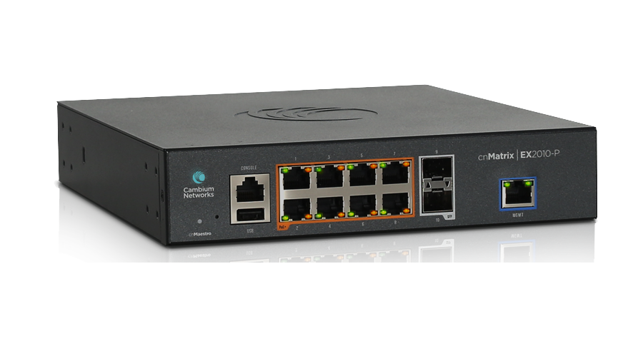 Cambium EX2010-P 8 Port PoE Switch