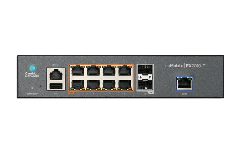 Cambium EX2010-P 8 Port PoE Switch