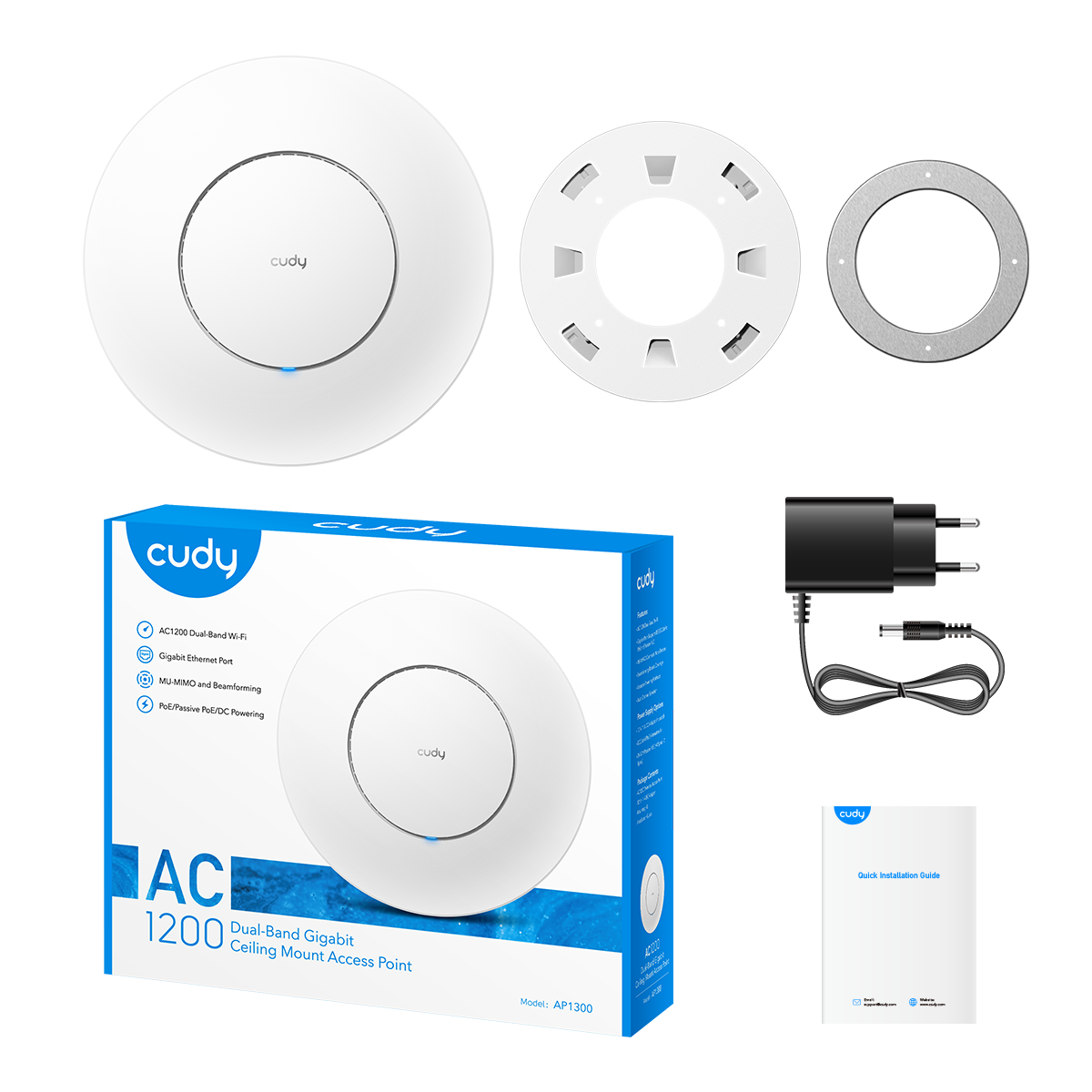 AC1200 Gigabit Wireless Access Point, Model: AP1300