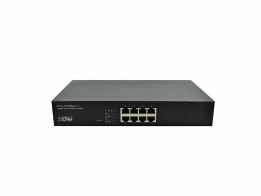 CNet CSH-8008P 8 Port Fast Ethernet PoE Switch
