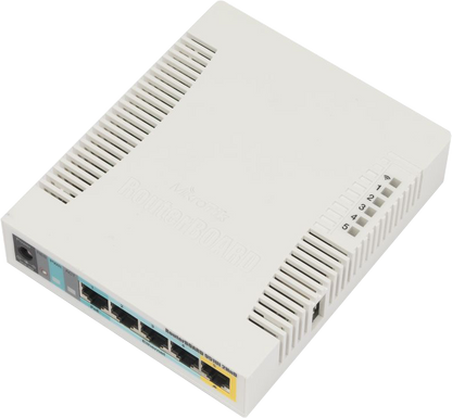 Mikrotik RB951Ui-2HnD, 5xLAN, L4 , 2.4 Ghz Ap / Router / Firewall / Hotspot - CCR1072-1G-8S-PLUS