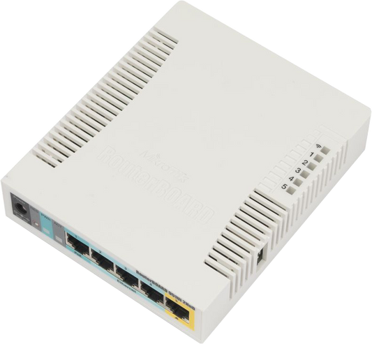 Mikrotik RB951Ui-2HnD, 5xLAN, L4 , 2.4 Ghz Ap / Router / Firewall / Hotspot - CCR1072-1G-8S-PLUS